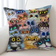 Big Cats’ Eyes Cushion Cover
