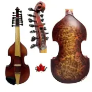 Baroque style SONG Master bird's eye maple 7×7 strings 16" Viola d'Amore #15584