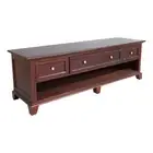 Solid Mahogany Wood Low Line TV Stand Cabinet /Pre-Order
