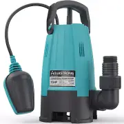 Aquastrong 1/2HP Utility Pump 2411GPH Submersible Water Pump with Float Switch
