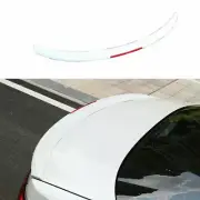 For Toyota Corolla 2019-2022 White Rear Spoiler Tail Trunk Lip Wing W/Reflector