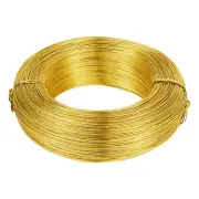 910 Feet 22 Gauge Gold Bendable Metal Craft Wire Aluminum Wire Flexible Soft ...