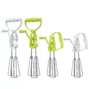 Double Headed Hand Eggs Mixer Convenient and Efficient Manual Hand Eggs Beaters