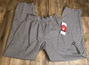 Chef Works Essential Baggy Chef Pants Medium Elastic Waist NBCP-000-M NWT