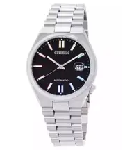 Citizen Tsuyosa Stainless Steel Black Dial Automatic NJ0151-53E Mens Watch 50M