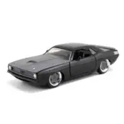 1/32 Jada Fast & Furious 7 Movie Lettys Plymouth Barracuda Black Grey 97206