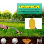 PI750 Underground Metal Detector Treasure Hunter Gold Handheld Metal Detector Waterproof Yellow