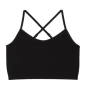 OFFLINE by Aerie Seamless Strappy Back Longline Sports Bra - Black NWT Medium