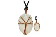 Crystal Wonderland Wisdom Tree Moonstone Crystal Pendant