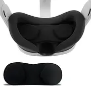 LICHIFIT VR Lens Cover Protection for Meta Quest 3 / Quest 2 / Quest Pro VR Headset Dust-Proof and Scratch-Proof Lens Protective Cover Cushion Sleeve Accessories