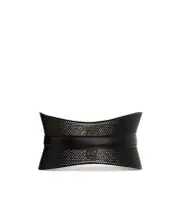 Alaïa Neo Bustier Perforated Belt 80,70,65 black