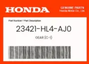 Honda Genuine Gear (C-1) - 23421-Hl4-Aj0
