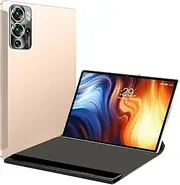 Tablet 6GB+128GB 10.1 inch 1960 * 1080 High-Clear Android13 4G Calling 8-Core MT6797 Processor 128GB Expandable Memory BT4.2 6000mAh Battery Long Standby Time with Tablet Case