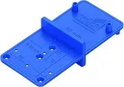 Hettich 351 (Marking Template) MultiBlue-for Pot Hinge with Diameter 26 and 35 mm-Plastic, 1 Piece, Blue