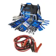 Adventure Kings Big Daddy Bush Mechanic Toolkit 174 Pieces + 750A Jumper Leads