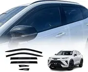 OAD4X4 Weathershields Compatible with Haval H6GT B03 Series, Injection Weather Shields Window Visors Wind Deflectors Sun Rain Guard 6PCS Set