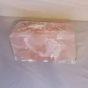 Natural Pink Calcite Quartz Obelisk 9.389Kg Crystal Gem Tower Healing Free Ship