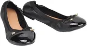 [ERLINGO] Stylish and Portable Folding Ballet Shoes Non-Slip Roll Up Flats for Women