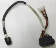 SA-8782-HDD-.5M Internal MiniSAS SFF-8087 to (2) SFF-8482 29pin SAS Drive Cable