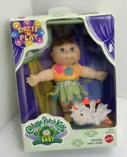 1998 Cabbage Patch Kids Dress 'N Play Collectible 4" Doll Asha Kim