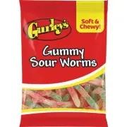 Gurley's 4.5 Oz. Gummy Sour Worms 743786 Pack of 12 Gurley's 743786
