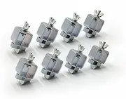 8X Panel Clamps Butt Welding Clip Sheet Alignment Positioner for Car Truck Door Skin