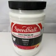 Speedball Fabric Screen Printing Ink, 32-Ounce, White