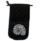 Dinosaur Fossil - Novelty Double Mitt Oven Gloves Double Kitchen Chef BBQ Mitts