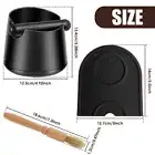 Coffee Knock Box Shock Absorbent Espresso Knock Box Non Slip Coffee Ground n**