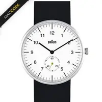 在飛比找PChome商店街優惠-德國百靈 Braun BN0024 腕錶 極簡系列 白色 皮