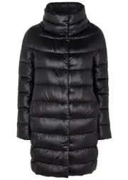 Herno Icon Quilted Shell Coat - Black - 14 14