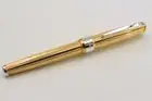 Made in Italy Aztec Silver Ballpen Blue Ink Parker Type Refill