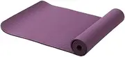 BESPORTBLE Tpe Yoga Mat Slip Fitness Exercise Mat for Outdoor Indoor Use Portable Dark Purple Design Lightweight Odorless Comfort