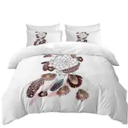 Beautiful Feathers Dream Catcher Quilt Cover