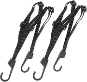 LIGHTAOTAO 2pcs Adjustable Elastic Motorcycle Helmet Strap Durable Cord for Secure Luggage Helmet Versatile Bike Bungee Cord for Travel Cycling Easy Fastening