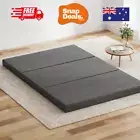 Portable Folding Foam Mattress Bed Tri Fold Double Sleeping Pad Sofa Camping Mat