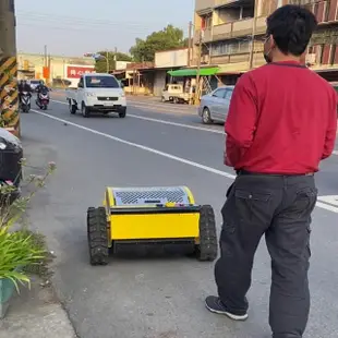 【立豐科技】遙控割草機/2.4G遙控式/割草車/大黃豐(海綿寶寶/油電混合驅動遙控割草機)