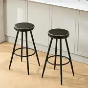 Bar Stools Set of 2, Swivel Backless 28" Counter Height Bar Stools for Kitchen I