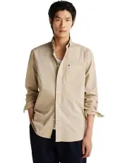 [Tommy Hilfiger] Relaxed Fit Twill Shirt in Beige