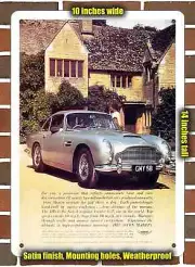 Metal Sign - 1963 Aston Martin DB5- 10x14 inches