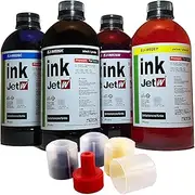 JETW 522 High Capacity Refill Ink 4 x 500ml (2000ml) Bottle Replacement for Compatible (Not Sublimation) refil T522 ET-2803 ET-2800 ET-2720 ET-2750 ET-2760 ET-3760 ET-4800 ET-2840 ET-3750 ET-4700