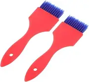 HONMEET Hairdressing Brush Set 2pcs Soft Bristles Hair Dye Brush for Salon Home Coloring