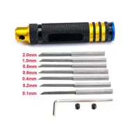 7In1 0.1-2.0mm Blade Prime Model Scriber Resin Carved RC Hobby Cutter For Gundam