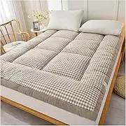 Futon Mattress - Japanese Folding Futon, Double Mattress, Portable and Breathable Sleeping Mat, Thick and Comfortable Floor Mat, Mattress for Dormitory and Home