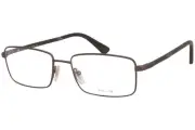 Police VPLA49 08H5 Eyeglasses Men's Matte Brown Full Rim Optical Frame 55mm
