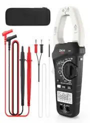 ZKH Inrush Digital Clamp Meter Multimeter, 1000A Amp Clamp Meter Voltage Test...