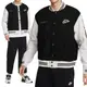 Nike Outdoor Varsity Jacket 男女 黑色 刺繡貼片 羊毛 重磅 棒球外套 FV4026-010