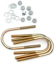 Rough Country Rear Leaf Spring U-Bolt Kit for 1987-1995 Jeep Wrangler YJ - 7621