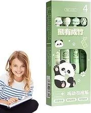 Pens Erasable | Note Taking Rollerball Pens,Note Taking Stationery Supplies, Set of 4 Portable Writing Tools for Business People
