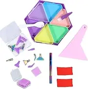 Diamond Art Painting Trays Organizer Plastic Diamond Art Painting Trays Rhinestone Tray Sorter Diamond Tray Sorter Diamond Art Painting Tool Bead Sorting Trays Organizer for DIY Art Supplies